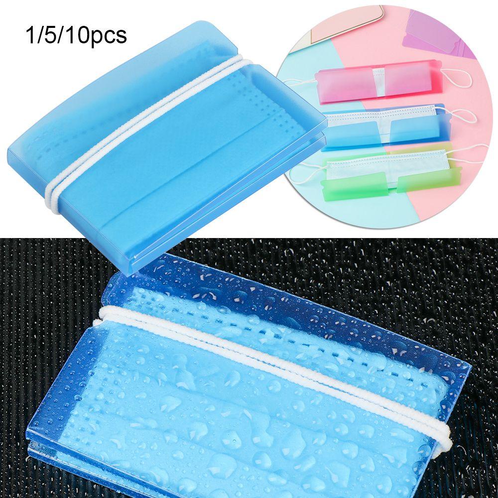 1 / 5 / 10 Túi Đựng Đồ Dạng Gập Tiện Dụng Màu Sắc Ngọt Ngào