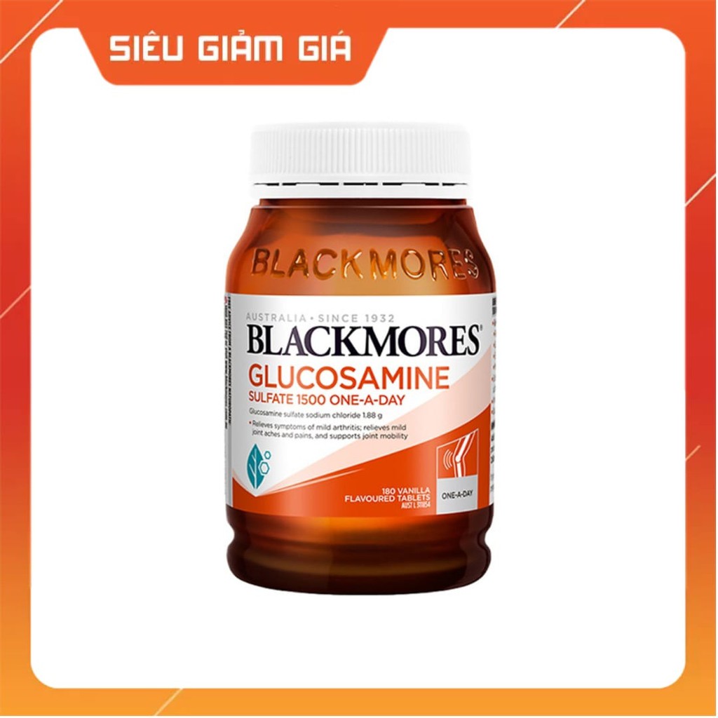 Blackmores bổ xương khớp Glucosamine Sulfate 180 viên (1500mg)