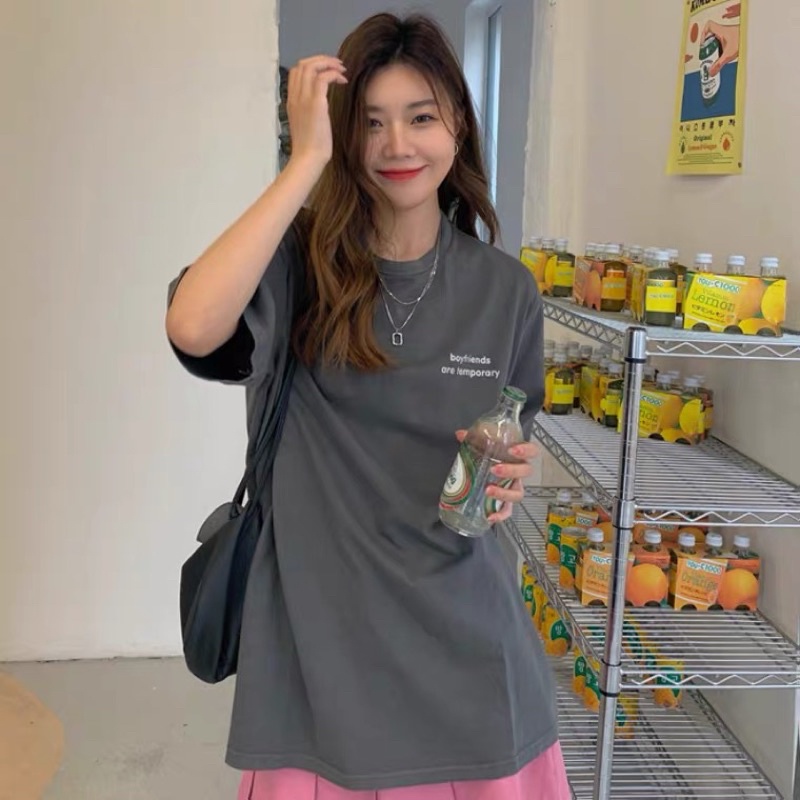 Áo thun nam nữ, áo phông shop cosi form rộng chất cotton in chữ boy