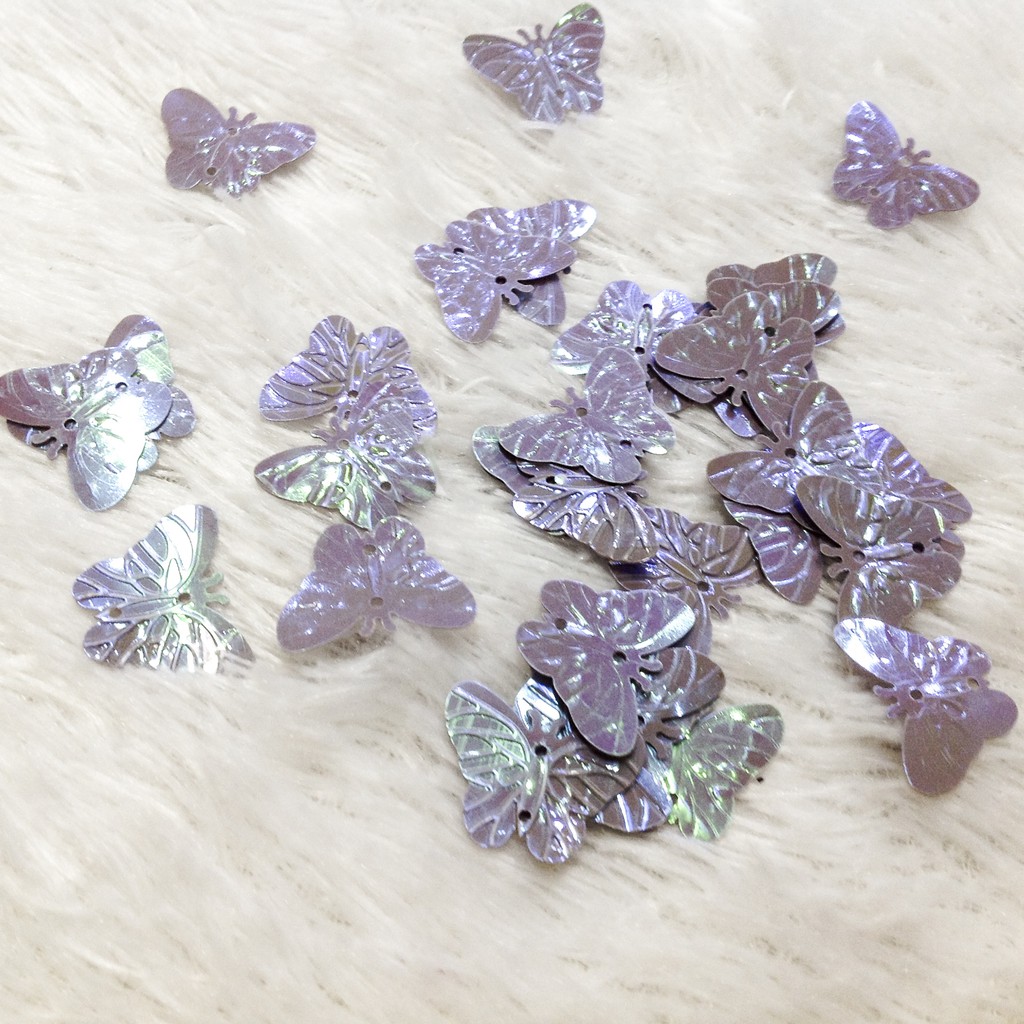 5 Kim sa vảy cá hình cánh bướm đính kết trang phục làm đồ handmade siêu đẹp
