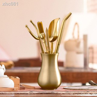 ▪☞☎Bộ Dụng Cụ Gắp Trà Bằng Đồng Nguyên Chất