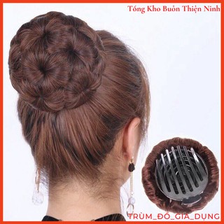 BÚI TÓC GIẢ BÔNG HOA HÀNG CAO CẤP