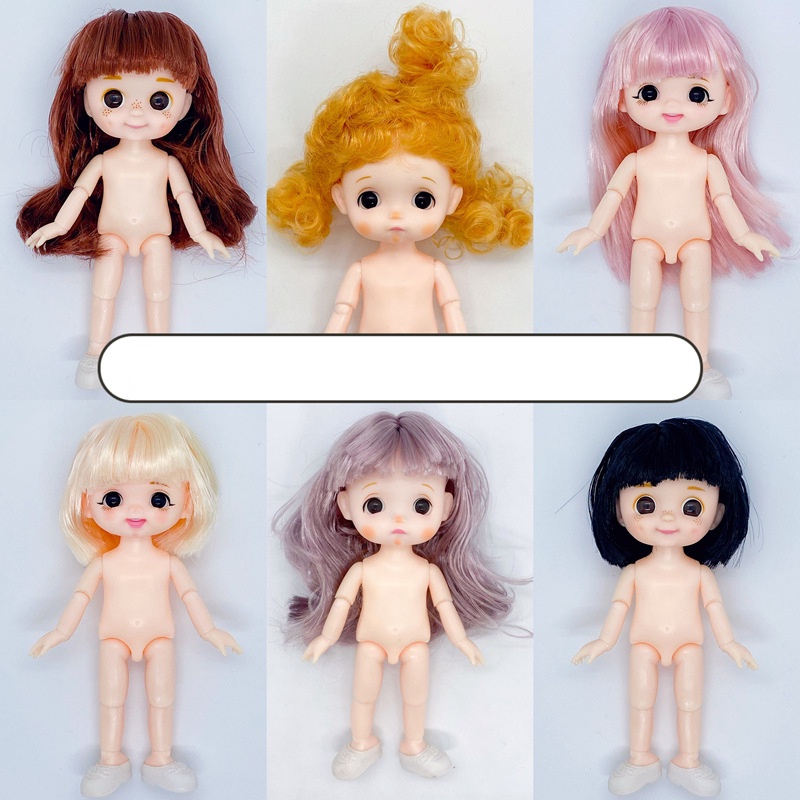 Giày Búp Bê BJD 16cm Có Khớp Chuyển Động Dễ Thương 1 / 8 13 16cm