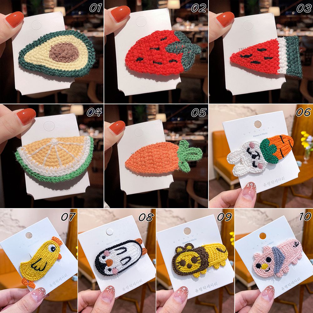 Kẹp tóc BB KIDSBOWS hình trái cây hoạt hình phong cách Hàn Quốc đáng yêu cho bé gái