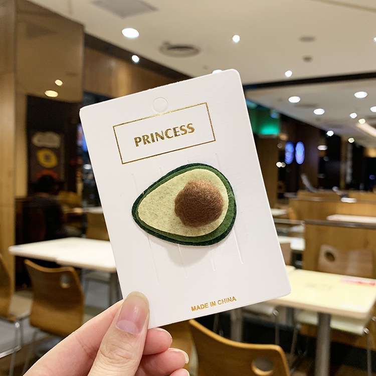 Kẹp Tóc Trái Bơ Trứng Phụ Kiện Thời Trang Cho Nữ AB010