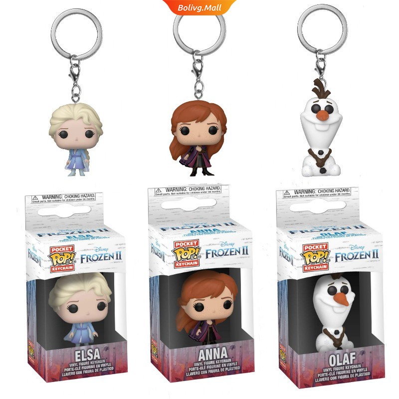 FUNKO POP! DISNEY Móc Khóa Nhân Vật Elsa Và Anna Trong Phim Frozen 2