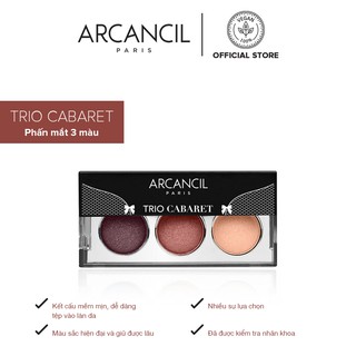 Phấn mắt Arcancil 3 màu Trio Cabaret Trio Eyeshadow Long Lasting 1.5g x 3