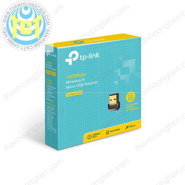 Bộ chuyển đổi USB Nano chuẩn N không dây tốc độ150Mbps TL-WN725N | BigBuy360 - bigbuy360.vn