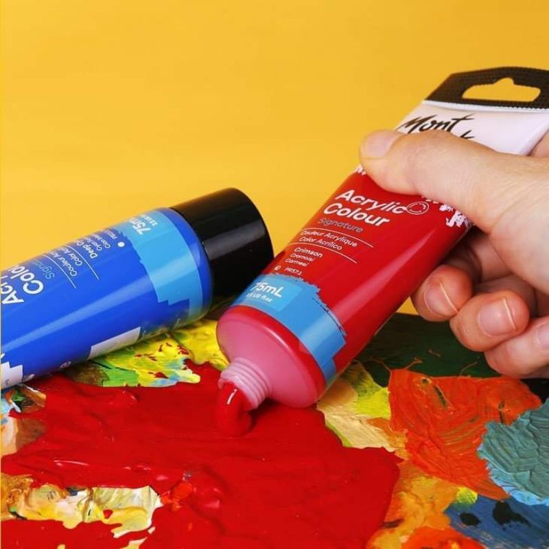 Màu Acrylic Mont Marte Lẻ 75ml - 24 Tuýp 75 ml