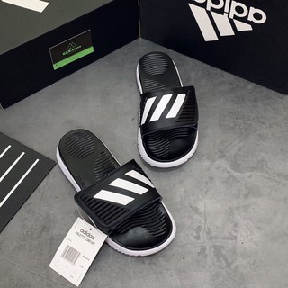 [TỐP BÁN CHẠY] Dép Alphabounce Đen Trắng (Fullbox) Tem Tag