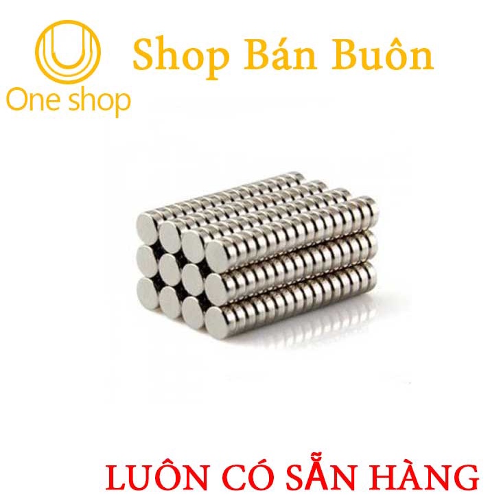 Nam Châm Đất Hiếm Tròn Không Lỗ