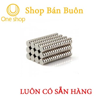 Nam Châm Đất Hiếm Tròn Không Lỗ
