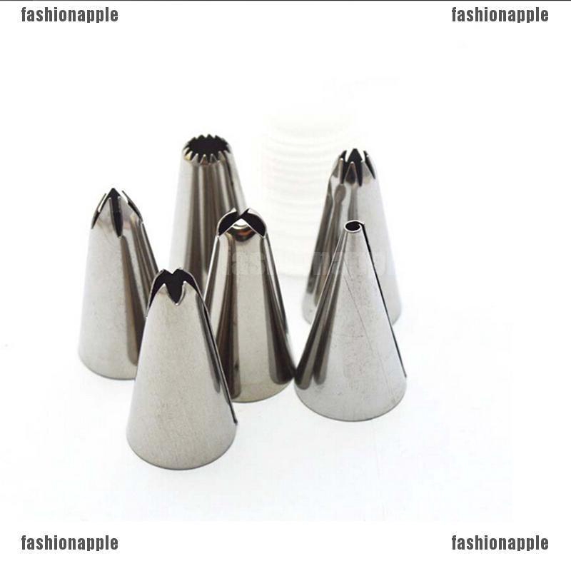 Bộ 6 Đuôi Bắt Bông Kem Trang Trí Bánh Tiện Dụng