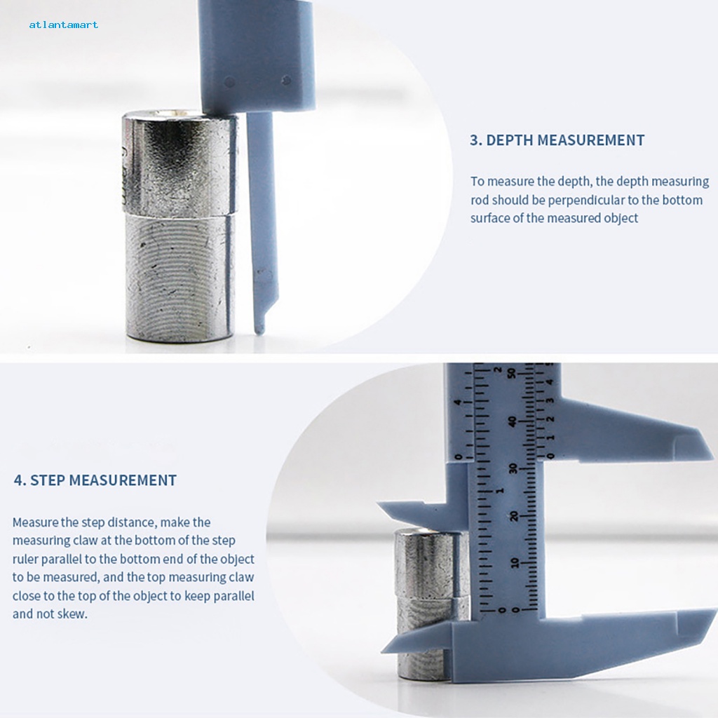 Atl| Thước Đo Vernier Chống Trầy Có Thể Tái Sử Dụng