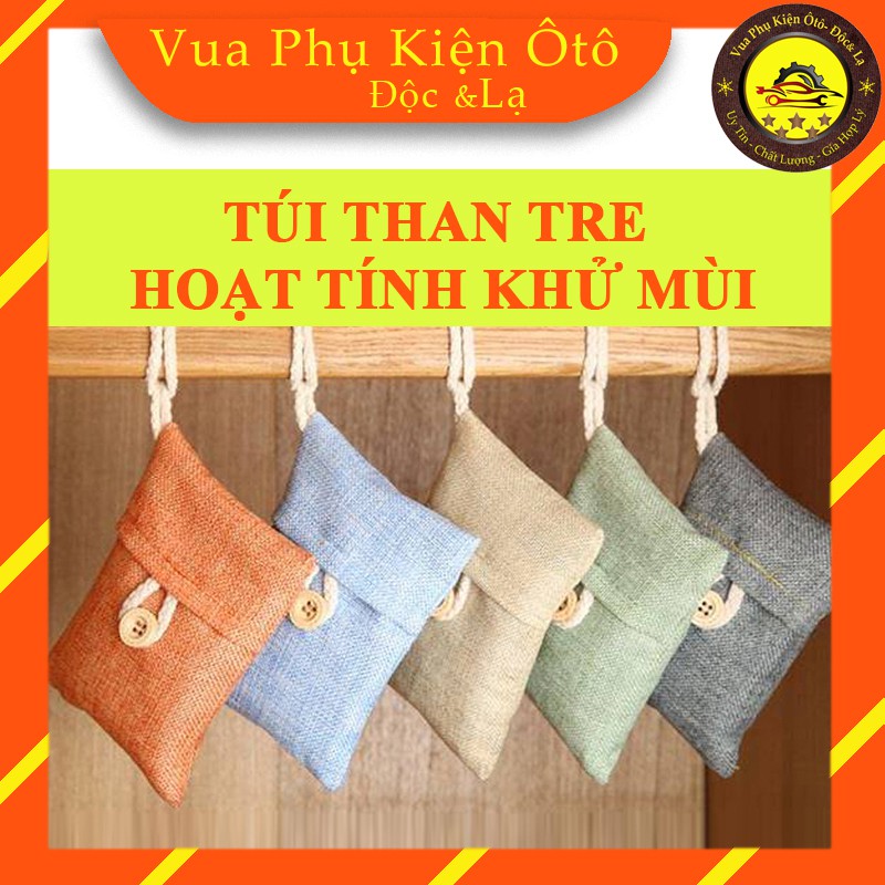 TÚI THAN TRE HOẠT TÍNH KHỬ MÙI Ô TÔ VÀ PHÒNG