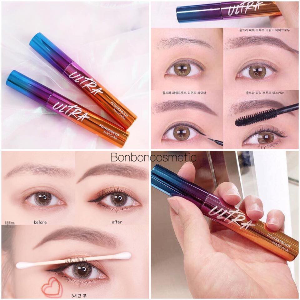 Mascara Missha Ultra Powerproof 8g Curling Lengthening