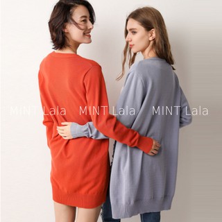 Áo Len Cardigan Dáng Dài Basic Cho Nữ Hàng Đẹp - MINT Lala