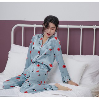 EVA - Bộ Đồ Ngủ Pijama Lụa Đồ Mặc Nhà Cao Cấp Siêu Mềm Không Nhăn Nhàu