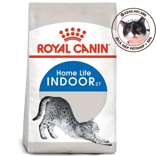 Hạt cho mèo ROYAL CANIN INDOOR 27 - Hạt cho mèo trưởng thành nuôi trong nhà