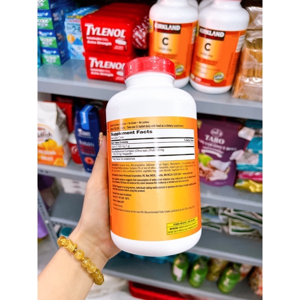 Viên Uống Bổ Sung Vitamin C Kirkland 1000mg 500 viên