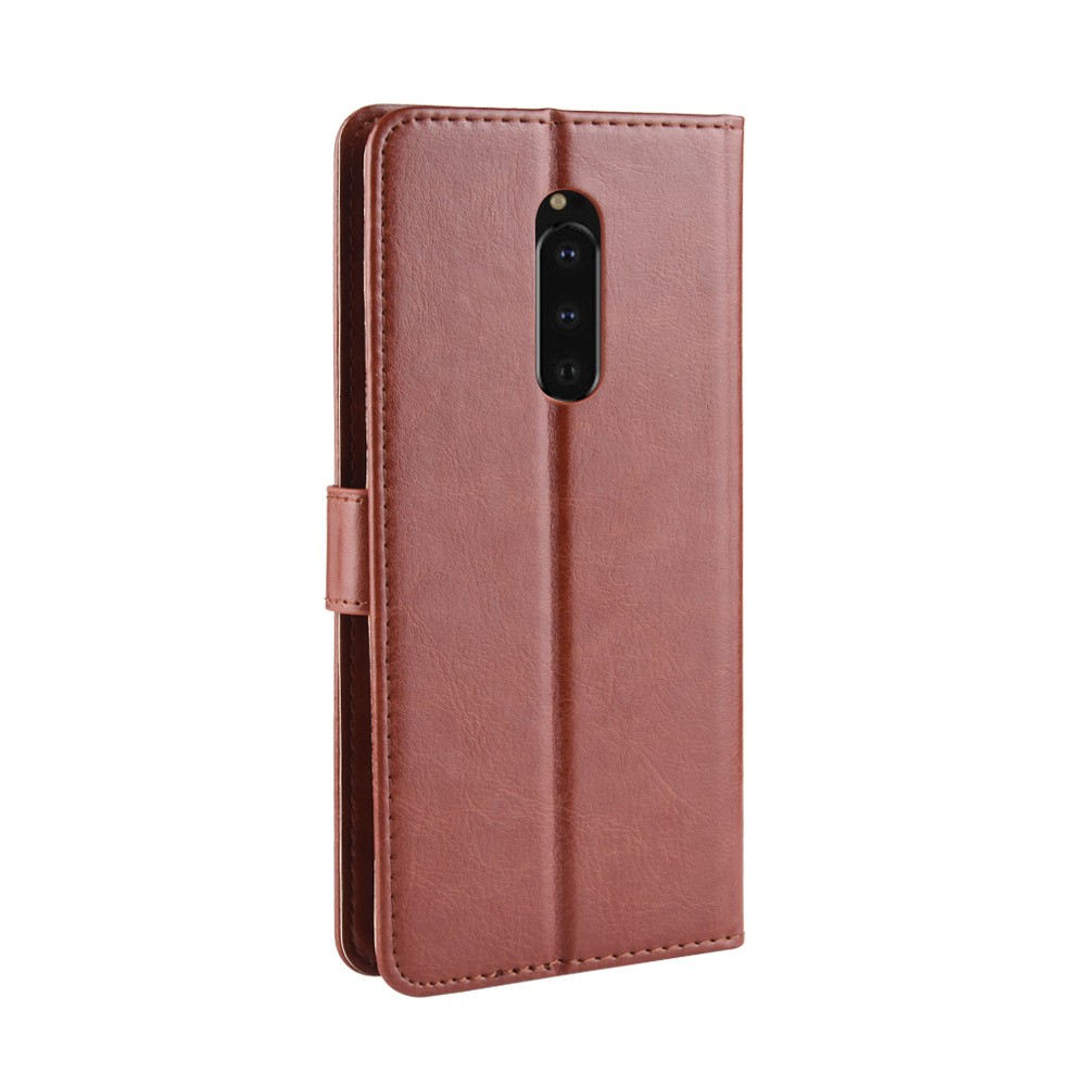 Bao da điện thoại dạng ví da lật cho Sony Xperia 1 Sony Xperia 10 Plus Xperia10 10Plus