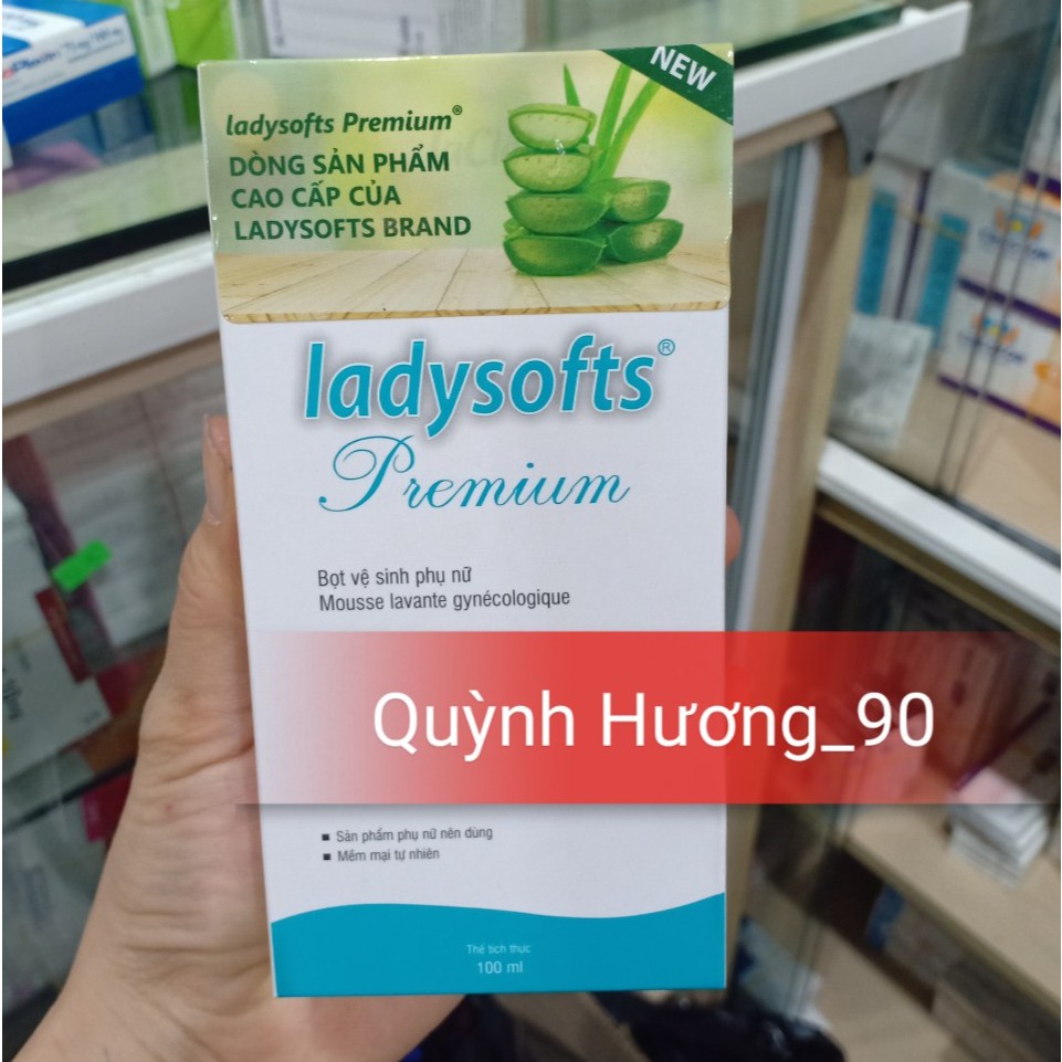 Bọt vệ sinh LADYSOFTS Premium 100ml mềm mại tự nhiên