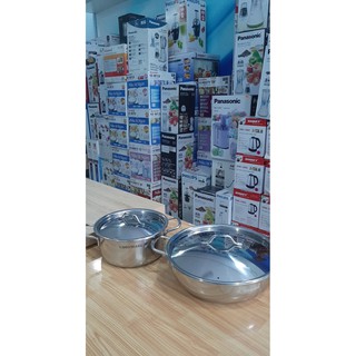 Bộ Nồi Sharp Inox 2 Món PR-JO3