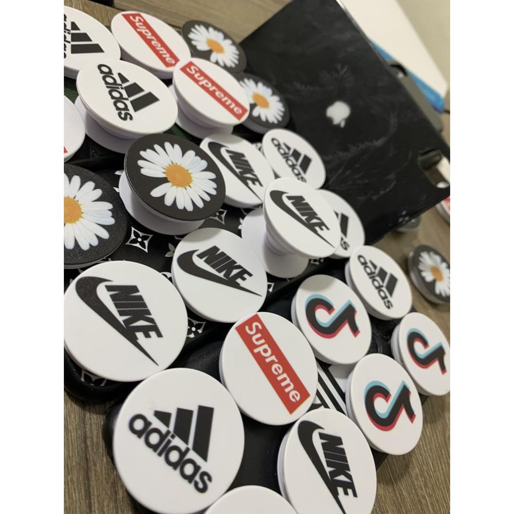 [RẺ VÔ ĐỊCH] IN GIÁ ĐỠ ĐIỆN THOẠI POPSOCKET SUPERMEN ADIDAS NIKE TICKTOK