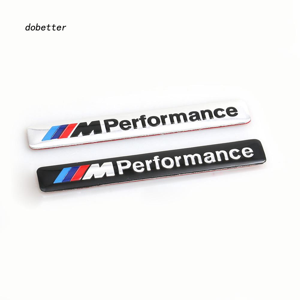 Nhãn dán kim loại chữ M Performance dùng để trang trí xe ô tô BMW