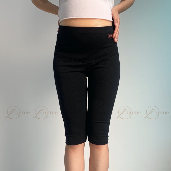 [Mã SKAMFSW175 giảm 10K đơn 50K] Quần legging bầu cạp chun hè chất liệu thoáng mát thiết kế bởi LAMME