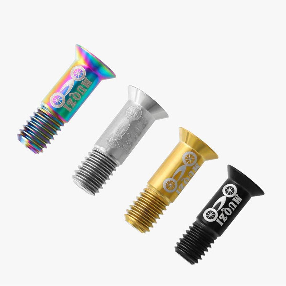 Set 2 Ốc Vít Bánh Xe Đạp Leo Núi M5 Bằng Hợp Kim Titan