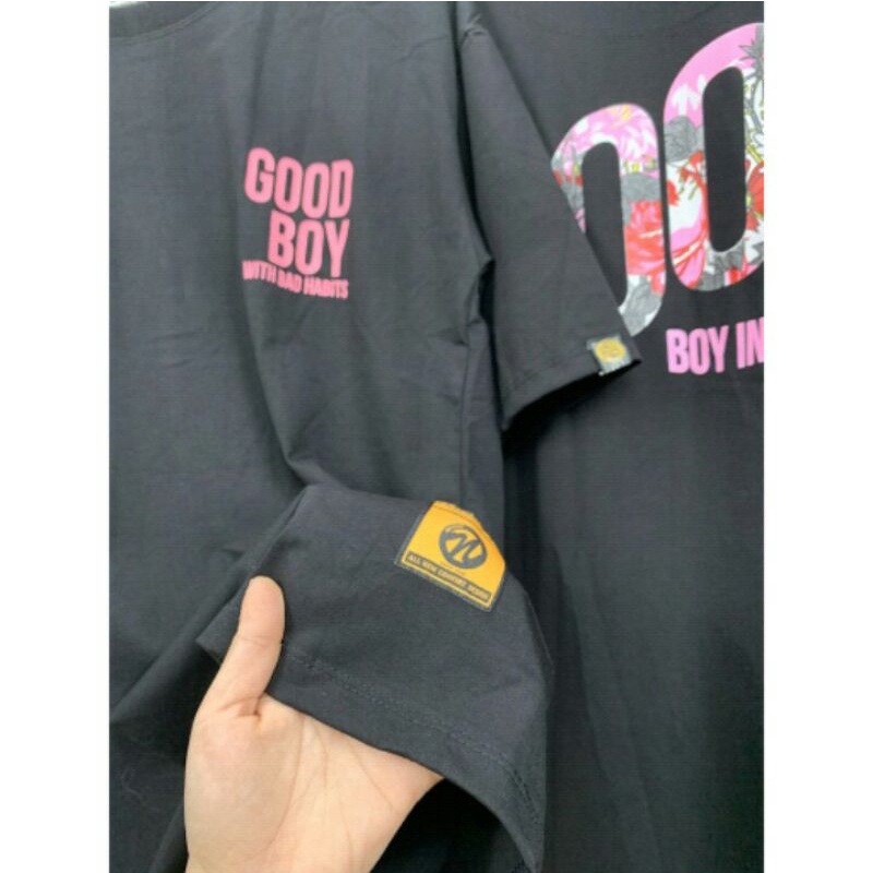 Áo thun nam nữ chính hãng Ken-Tshirt cao cấp hình good boy in da club , áo phông good boy
