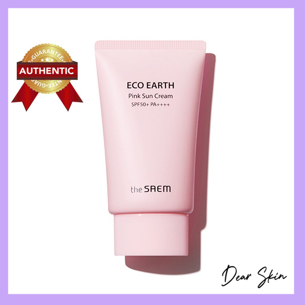 [Version 2020] The SAEM Eco Earth Power Pink Sun Cream Kem Chống Nắng Hồng phiên bản mới 50 ml - KCN The Saem Saem Hồng | BigBuy360 - bigbuy360.vn