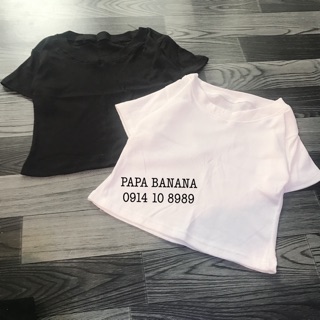 Chuẩn Áo croptop trơn body basic chất lượng