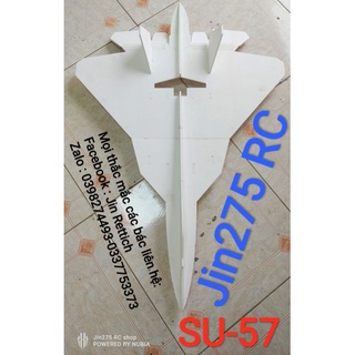 Bộ vỏ kit máy bay su 57, t 50 flat sải 72 cm