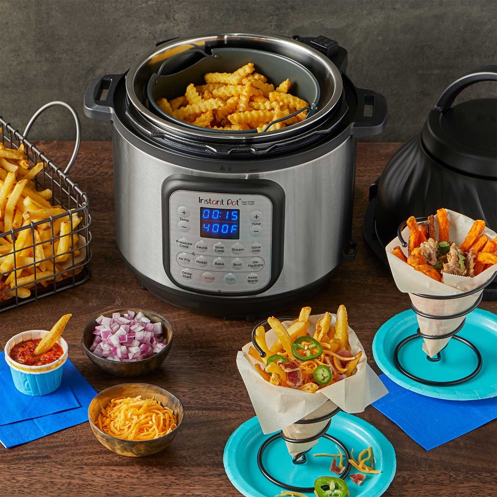 Nồi áp suất có chiên không dầu đa năng Instant Pot® Duo Crisp™ 11-in-1, 8L, Bảo hành chính hãng