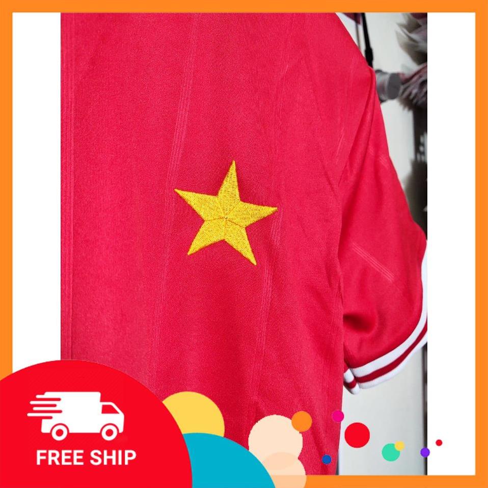 Bộ Quần Áo bóng đá ĐT VIỆT NAM  23/24 - Hàng Thun Thái - Logo Thêu