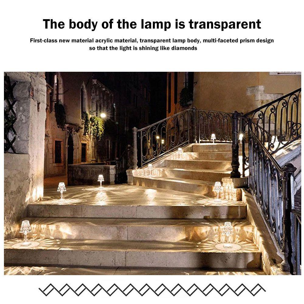 YIYU Đèn Ngủ Bóng LED Để Bàn Trang Trí Phòng Ngủ / Quán Bar Chất Liệu Acrylic