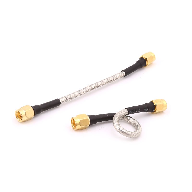 Set 10 Dây Cáp Nối SMA Male Sang SMA Male RG402 Bán Cứng 10cm