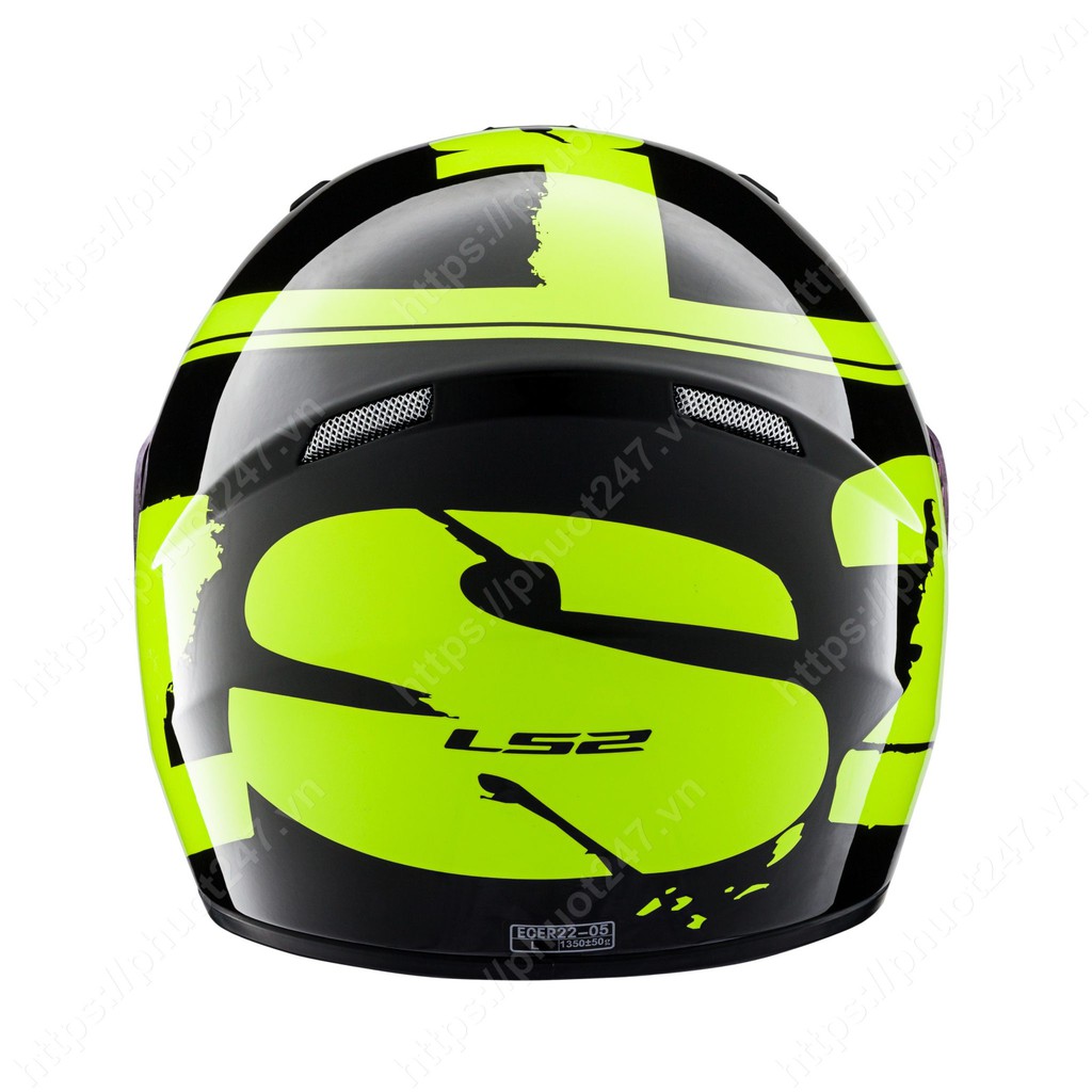 Mũ Bảo Hiểm LS2 FF352 – Đen Vàng