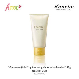 Sữa rửa mặt dưỡng ẩm, làm sáng da Kanebo Freshel Clear soap