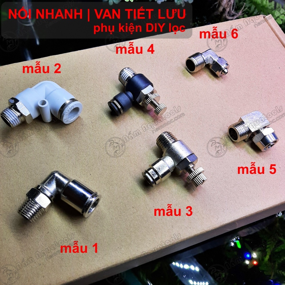 Nối Nhanh | Van Tiết Lưu - Phụ kiện Chế Lọc Nanno, Chế Trộn CO2