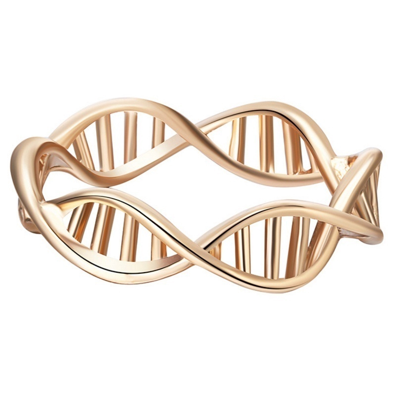 Nhẫn Thời Trang Hình DNA Độc Đáo Cá Tính Cho Nữ