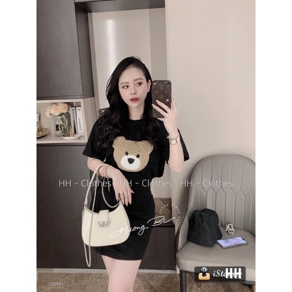 ĐẦM BODY GẤU KHOÉT EO