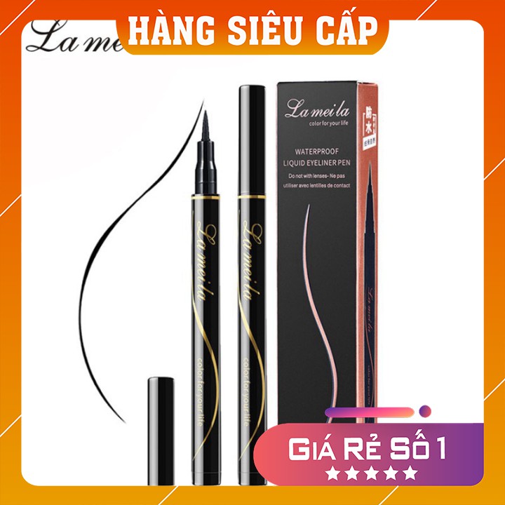 Bút kẻ mắt nước 💕FREESHIP💕 Bút kẻ Lameila không trôi hàng chính hãng Waterproof Liquid Eyeliner Pen