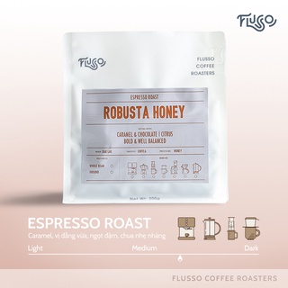 Cà Phê Nguyên Chất Flusso Espresso Robusta Honey