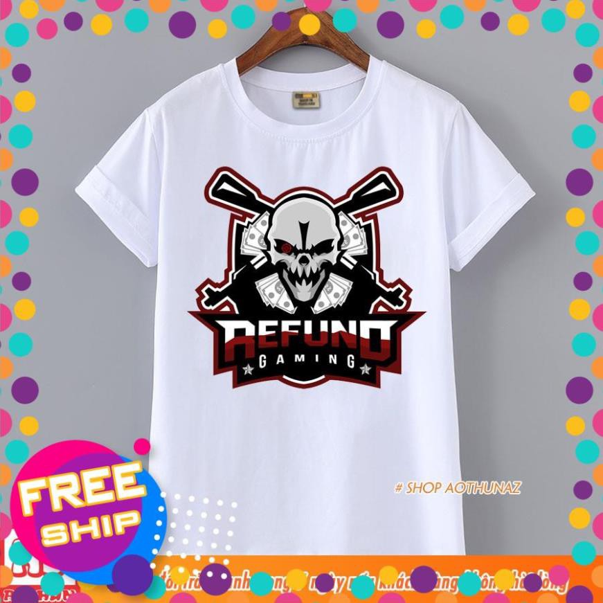 (GIÁ TỐT) Áo thun game PUBG Refund Gaming Team Logo - Phiên bản chuẩn M2610