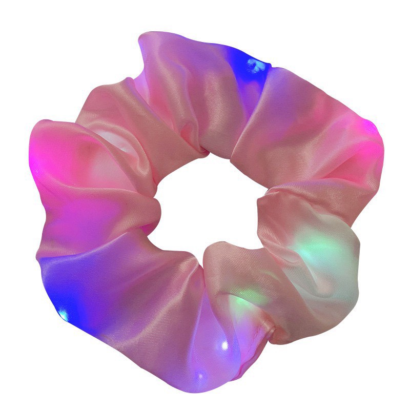 Dây Buộc Tóc Scrunchies Phát Sáng Siêu Cute Hottrend 2020