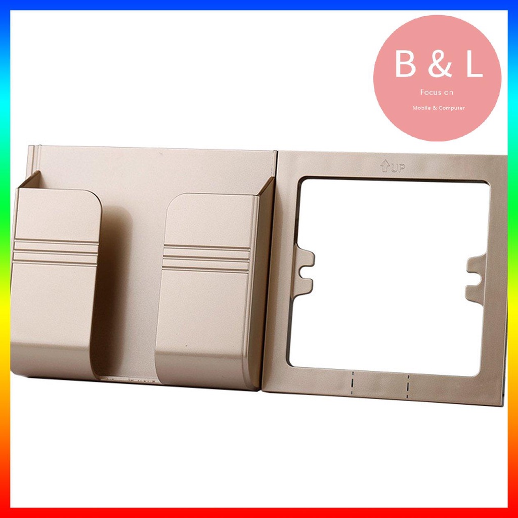 Giá Đỡ Điện Thoại Gắn Tường Trái Phải Có Ngăn Đựng Thẻ Tiện Dụng