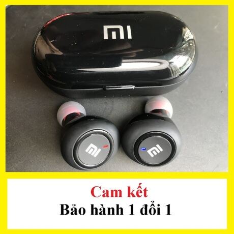 Tai nghe bluetooth - Tai Nghe Bluetooth Chính hãng Xiaomi Redmi AirDots 2 Đen 5.0 TWS kết nối cực nhanh bảo hành 6 tháng